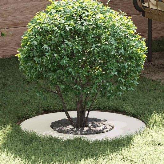 Anelli di Albero Piatto 5 pcs Bianco Ø30 / 60 cm Acciaio