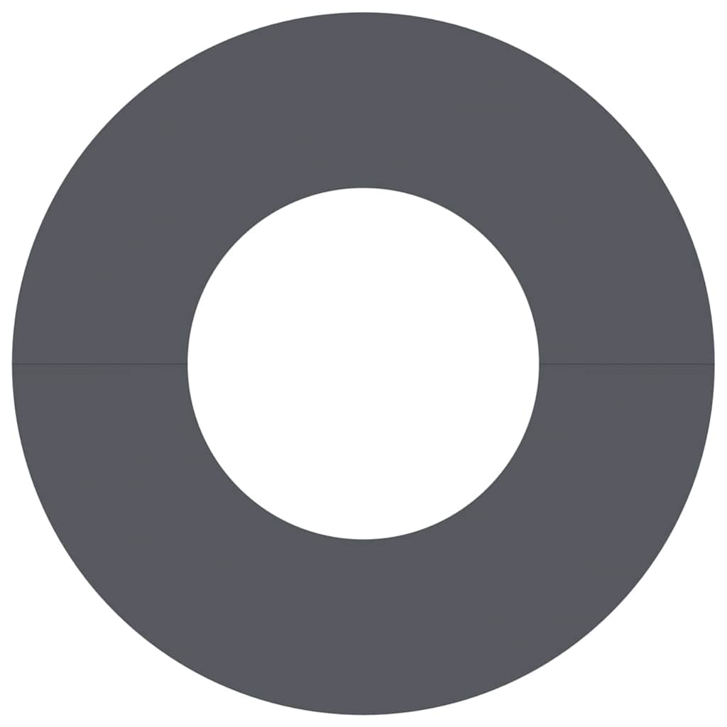 Anello piatto per albero Antracite Ø30 / 60 cm Acciaio