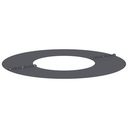Anelli di Albero Piatto 5 pcs Antracite Ø30 / 60 cm Acciaio