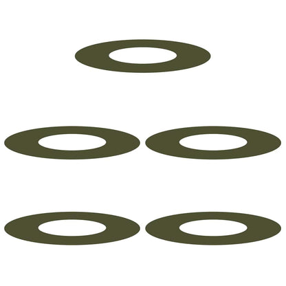 Anelli di Albero Piatto 5 pcs Oliver verde Ø30 / 60 cm Acciaio