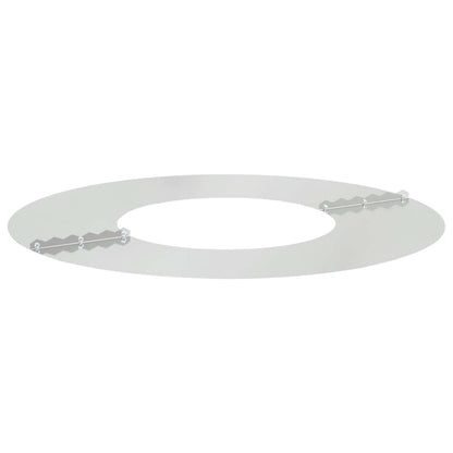 Anelli di Albero Piatto 5 pcs Argento Ø30 / 60 cm Acciaio zincato