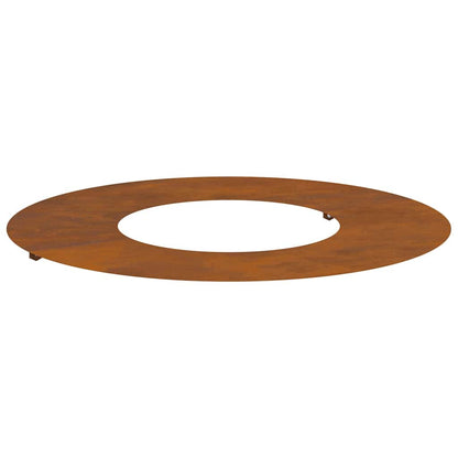Anello piatto per albero Marrone Ø30 / 60 cm acciaio corten
