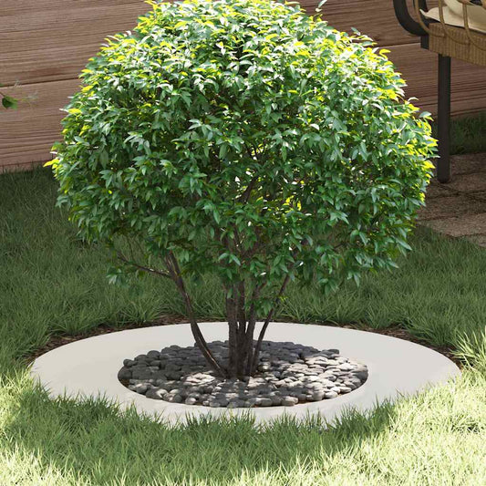 Anello piatto per albero Bianco Ø40 / 70 cm Acciaio