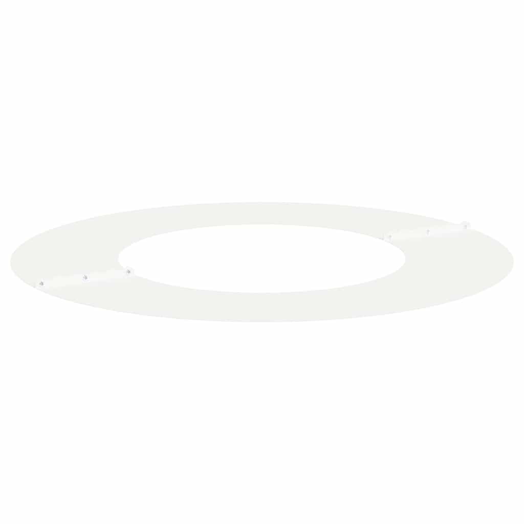 Anello piatto per albero Bianco Ø40 / 70 cm Acciaio