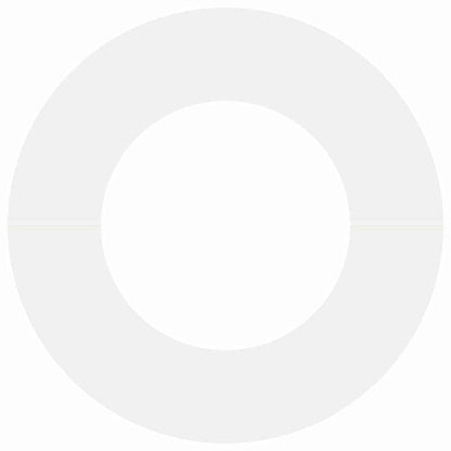 Anello piatto per albero Bianco Ø40 / 70 cm Acciaio