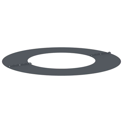 Anelli di Albero Piatto 5 pcs Antracite Ø40 / 70 cm Acciaio