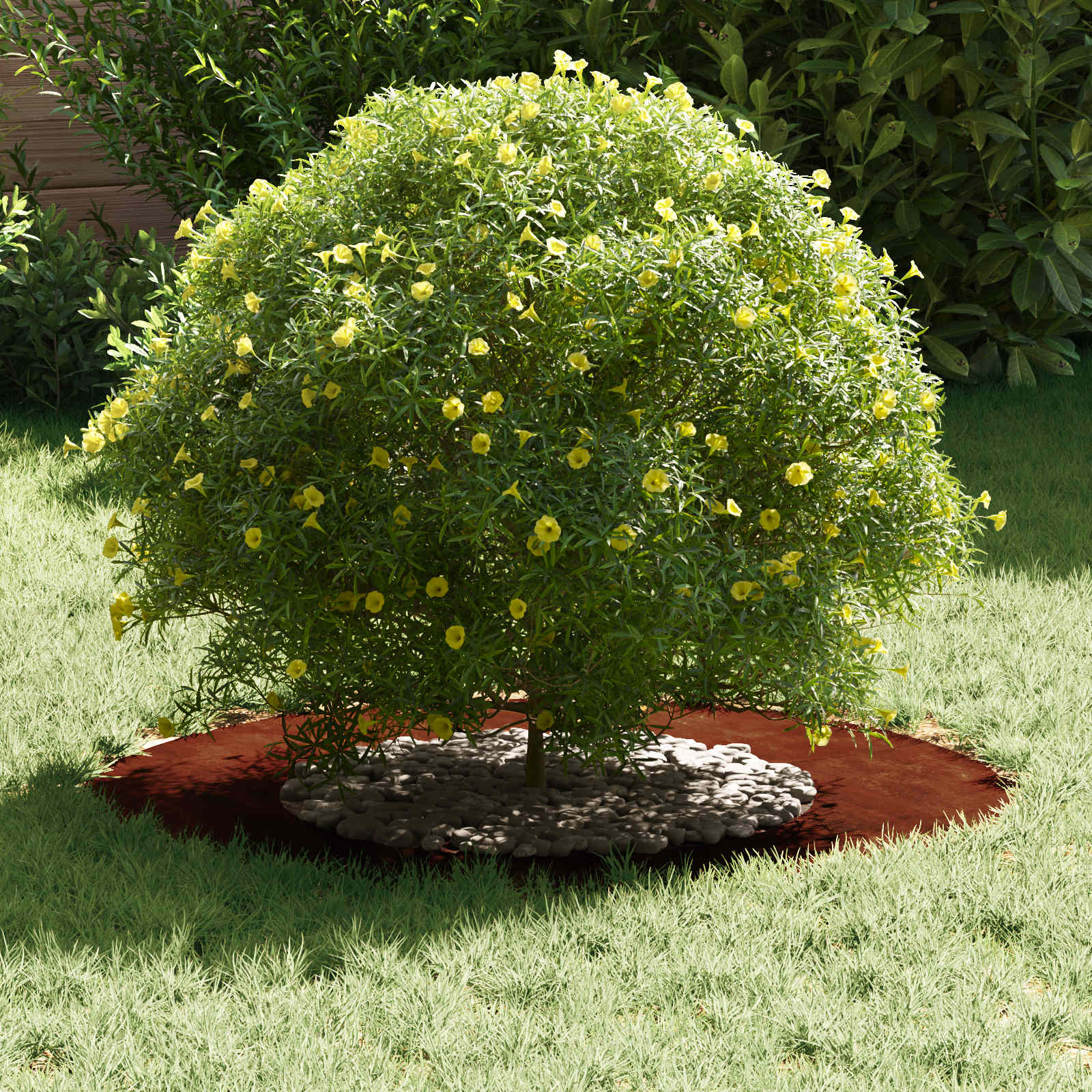 adatto per Anelli d'Albero Piatto 5 pcs Marrone Ø40 / 70 cm | homemem39