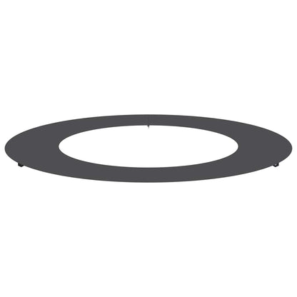 Anello piatto per albero Nero Ø50 / 80 cm Acciaio