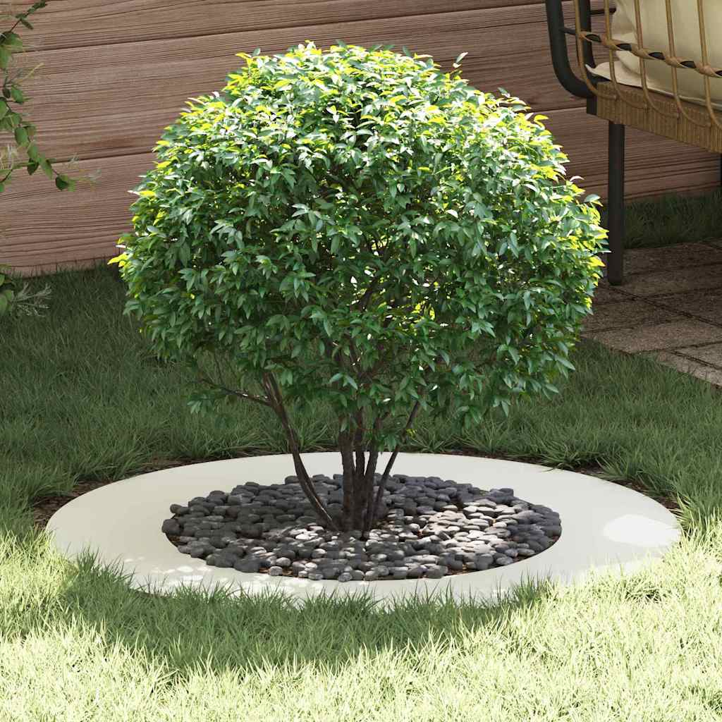 Anello piatto per albero Bianco Ø50 / 80 cm Acciaio