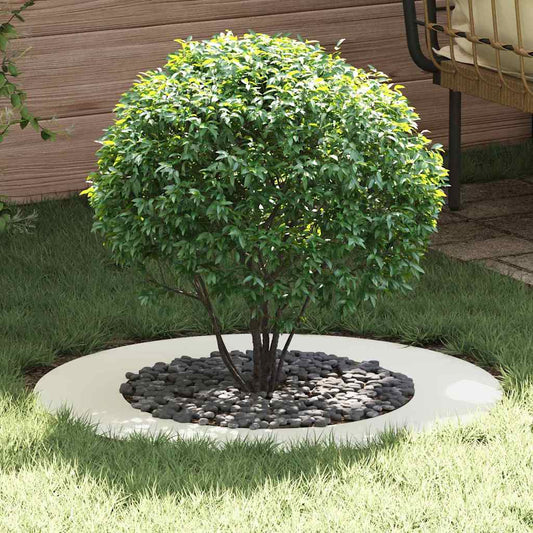 Anello piatto per albero Bianco Ø50 / 80 cm Acciaio