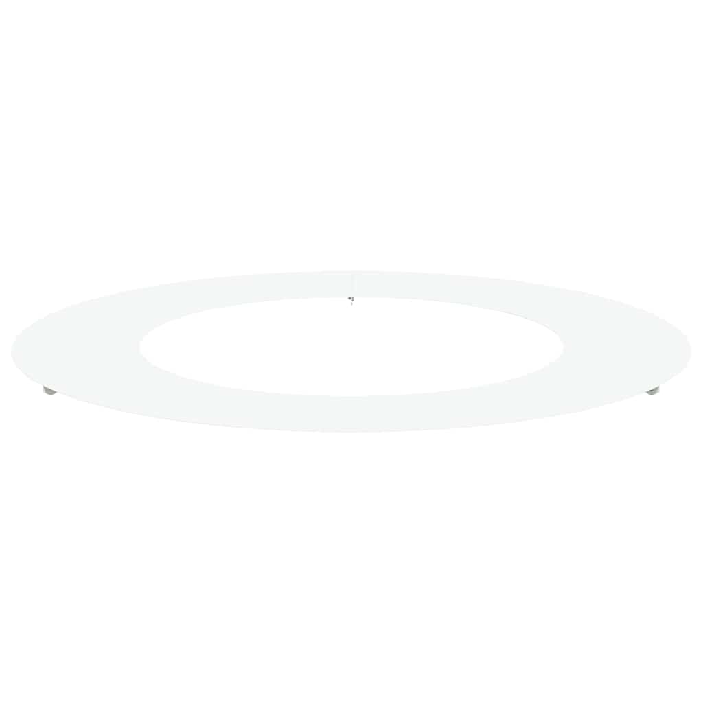 Anello piatto per albero Bianco Ø50 / 80 cm Acciaio