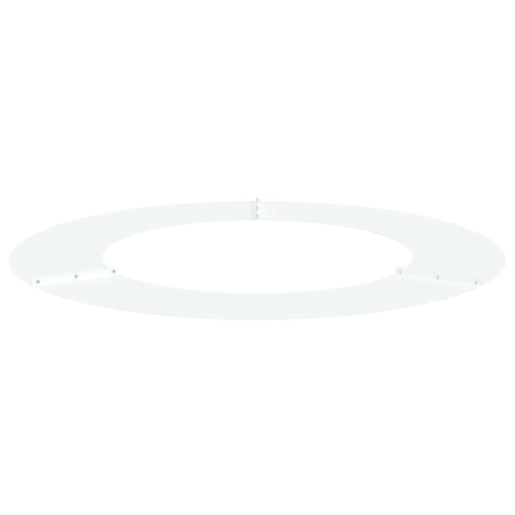 Anello piatto per albero Bianco Ø50 / 80 cm Acciaio