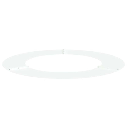 Anello piatto per albero Bianco Ø50 / 80 cm Acciaio