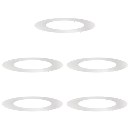 Anelli di Albero Piatto 5 pcs Argento Ø30 / 60 cm