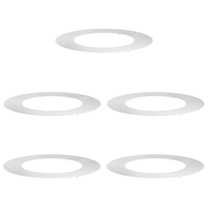 Anelli di Albero Piatto 5 pcs Argento Ø50 / 80 cm Acciaio zincato