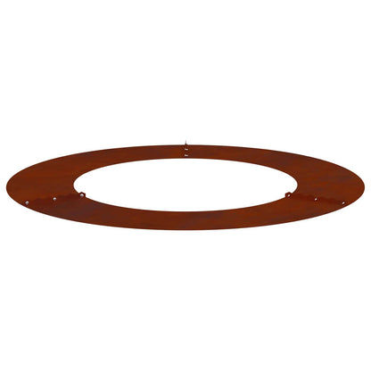 adatto per Anelli d'Albero Piatto 5 pz Ruggine Ø50/80 cm