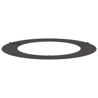 Anello piatto per albero Nero Ø60 / 90 cm Acciaio