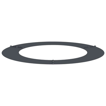 Anello piatto per albero Antracite Ø60 / 90 cm Acciaio