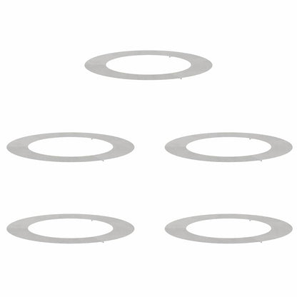 Anelli di Albero Piatto 5 pcs Argento Ø30 / 60 cm
