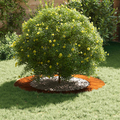 Anello piatto per albero Marrone Ø60 / 90 cm acciaio corten