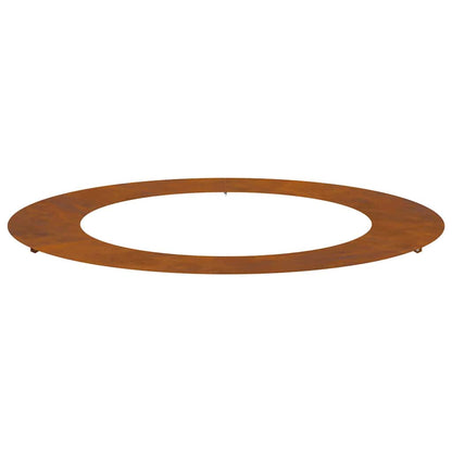 Anello piatto per albero Marrone Ø60 / 90 cm acciaio corten