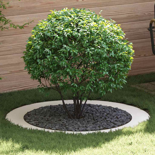 Anello piatto per albero Bianco Ø90 / 120 cm Acciaio