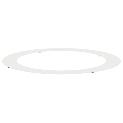 Anello piatto per albero Bianco Ø90 / 120 cm Acciaio