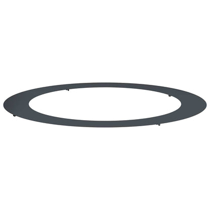 Anello piatto per albero Antracite Ø90 / 120 cm Acciaio