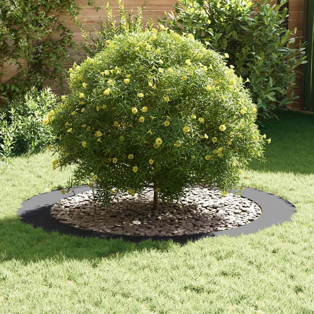Anelli di Albero Piatto 5 pcs Antracite Ø90 / 120 cm Acciaio