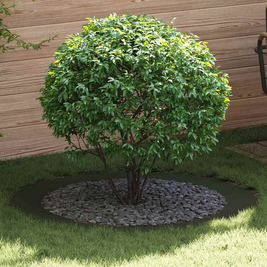 Anelli di Albero Piatto 5 pcs Oliver verde Ø90 / 120 cm Acciaio