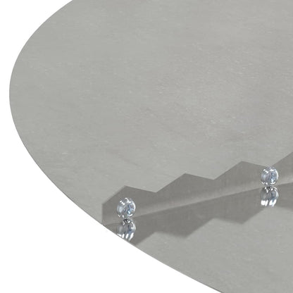 Anello piatto per albero Argento Ø90 / 120 cm