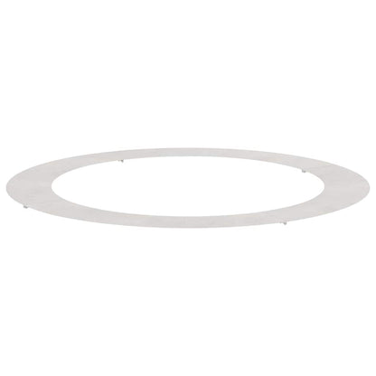Anello piatto per albero Argento Ø90 / 120 cm