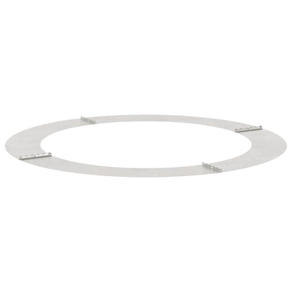 Anello piatto per albero Argento Ø90 / 120 cm
