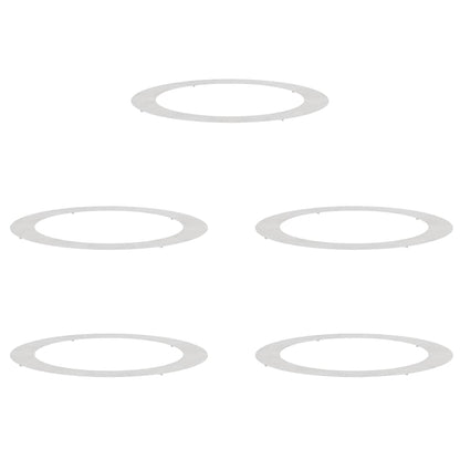 Anelli di Albero Piatto 5 pcs Argento Ø90 / 120 cm