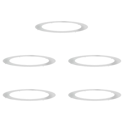 Anelli di Albero Piatto 5 pcs Argento Ø90 / 120 cm