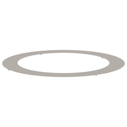 Anello piatto per albero Marrone Ø90 / 120 cm acciaio corten