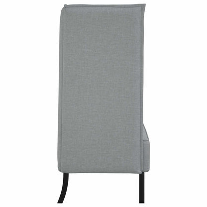 Divano alto 101cm Grigio chiaro Tessuto | homemem39