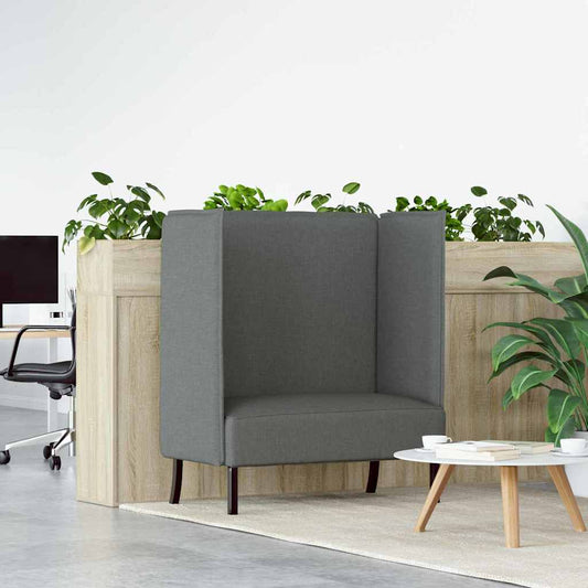Divano alto Grigio scuro 109 x 56 x 121 cm Tessuto - homemem39