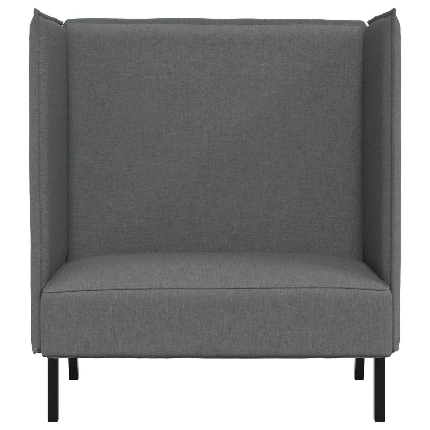 Divano alto 101cm Grigio scuro Tessuto | homemem39