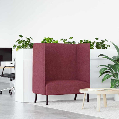 Divano alto Rosso vino 109 x 56 x 121 cm Tessuto
