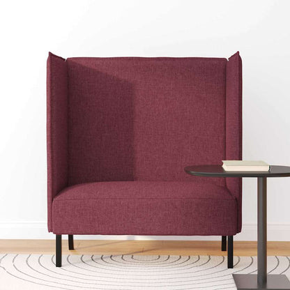 Divano alto Rosso vino 109 x 56 x 121 cm Tessuto