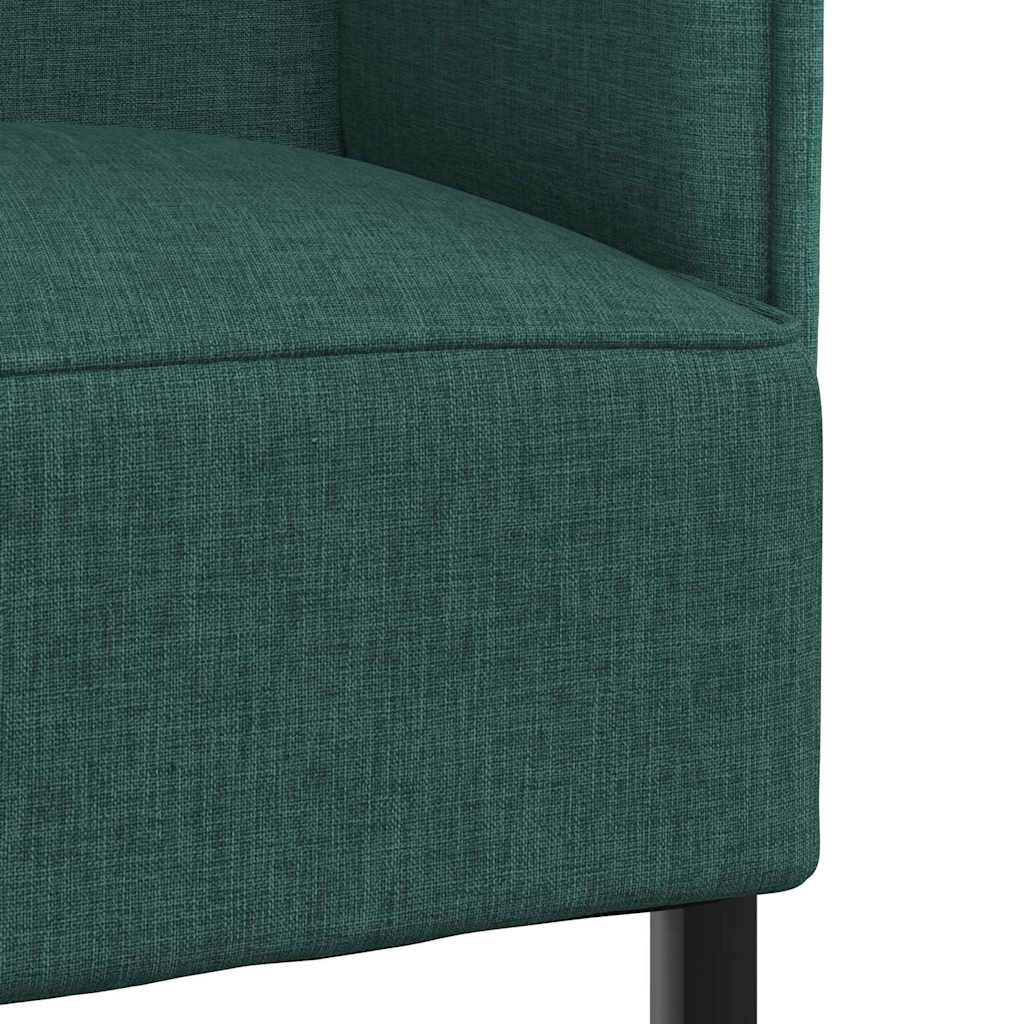 Divano alto 101cm Verde scuro Tessuto | homemem39