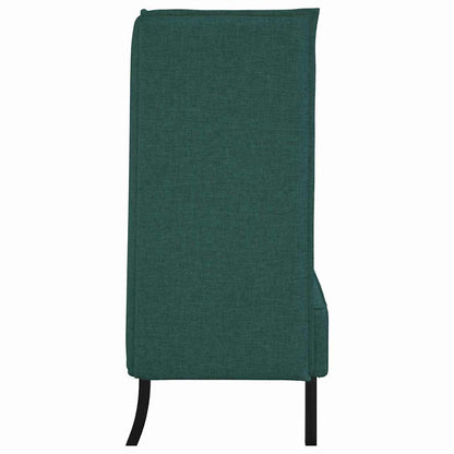 Divano alto 101cm Verde scuro Tessuto