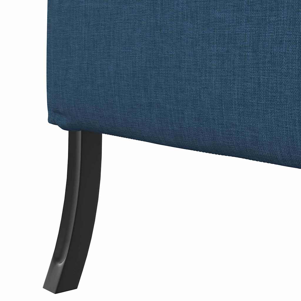 Divano alto Blu 109 x 56 x 121 cm Tessuto - homemem39