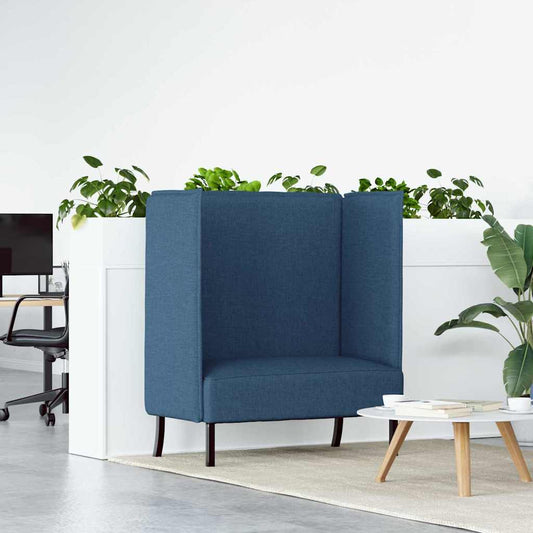 Divano alto 101cm Blu Tessuto | homemem39
