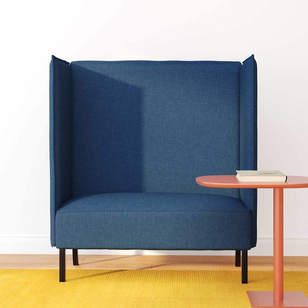 Divano alto 101cm Blu Tessuto | homemem39