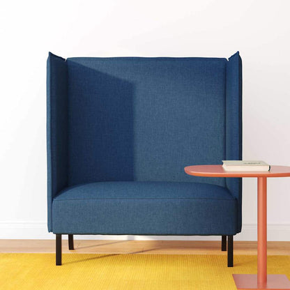 Divano alto 101cm Blu Tessuto | homemem39