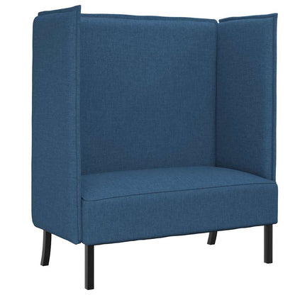 Divano alto 101cm Blu Tessuto | homemem39