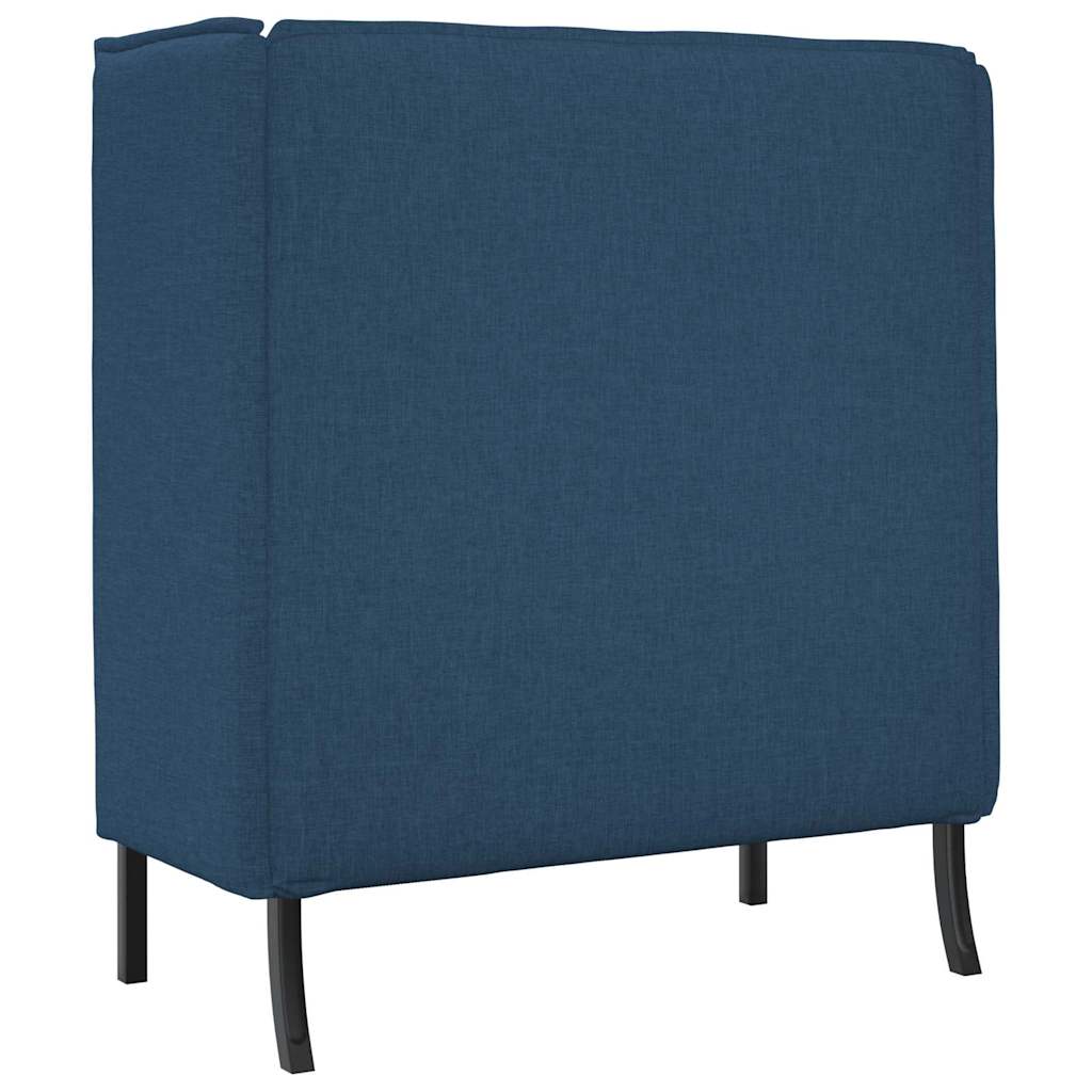 Divano alto Blu 109 x 56 x 121 cm Tessuto - homemem39