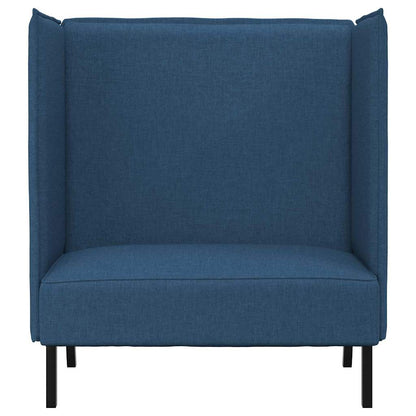 Divano alto Blu 109 x 56 x 121 cm Tessuto - homemem39